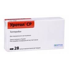 Уротол (толтеродин) таблетки 