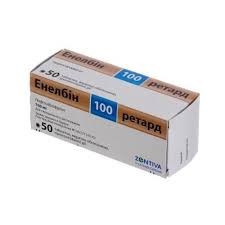 Энелбин (Дузофарм) 100 рет. таб, п/о, прол./д. по 100 мг №50 п/з