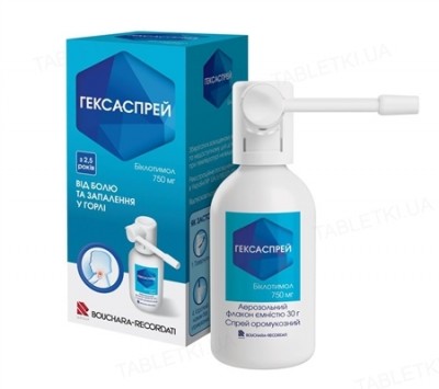Гексаспрей аэроз. флак.с распылит. 