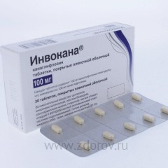 Инвокана таб покр пл/о 