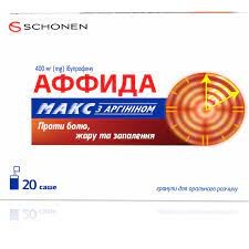 Аффида макс з аргініном, порошок для орального розчину № 
