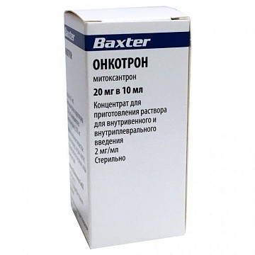 Онкотрон(митоксантрон)  конц.д/р-ра д/инф.