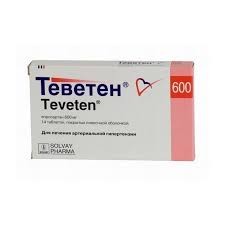 Теветен (эпросартан) таб. п/обол. 
